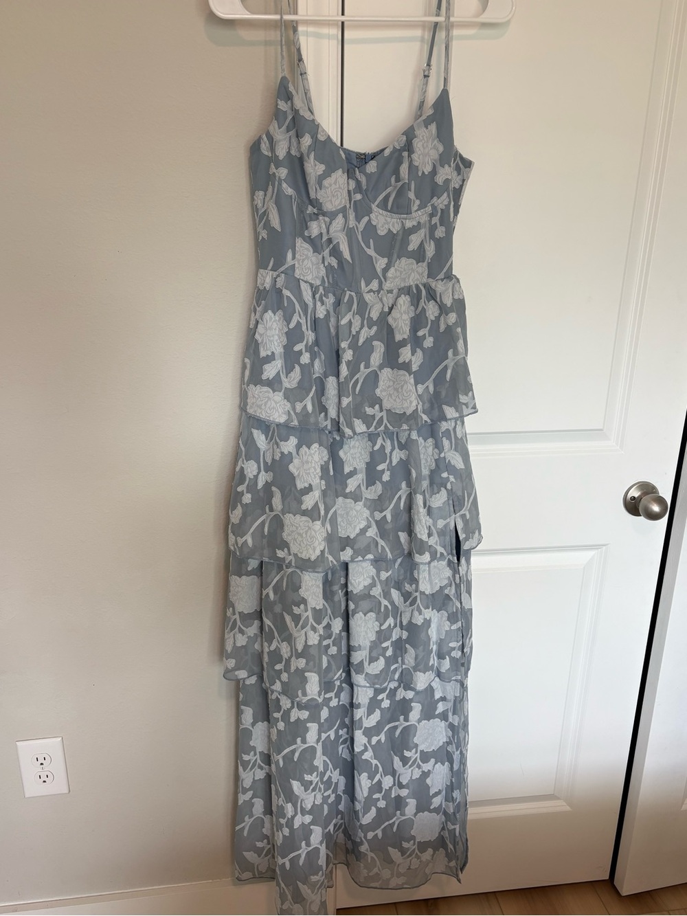 Showpo Janezkie blue maxi dress